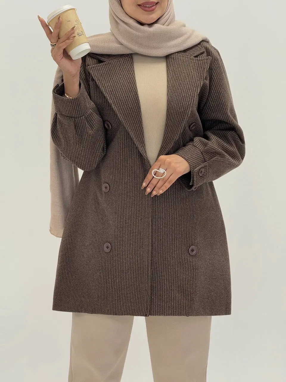 3591-پالتو فوتر دلناز